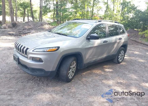 2017 Jeep Cherokee Sport Fwd из США, поврежденный, VIN 1C4PJLAB5HW596468